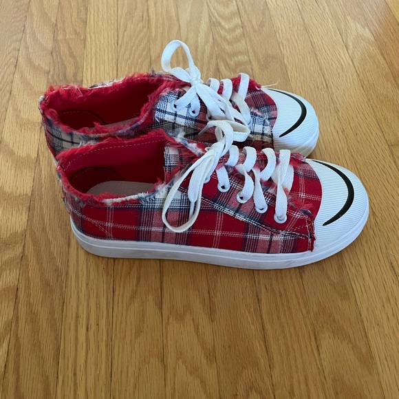 Casual plaid sneaker size 7 - Picture 3 of 6